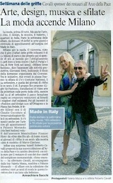 Valeria Mazza in Roberto Cavalli