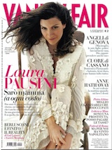 Thumbnail image for Laura Pausini in Just Cavalli on the cover of Vanity Fair Italy