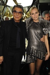 Roberto Cavalli with Diane Kruger