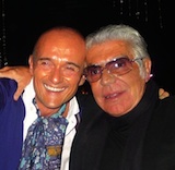 Roberto Cavalli with Asfonso Signorini